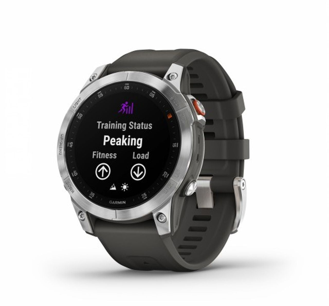 Garmin Epix Gen 2 Watch - Slate Stainless Steel with Silicon Band