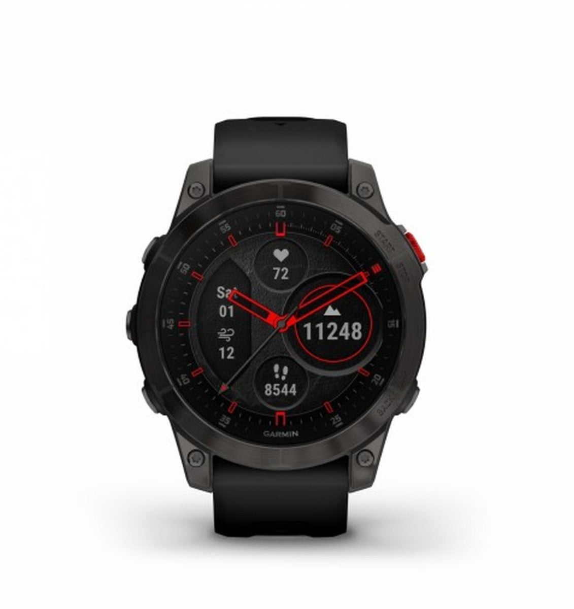 Garmin Epix Gen 2 Watch - Carbon Grey DLC Titanium with Silicon Band