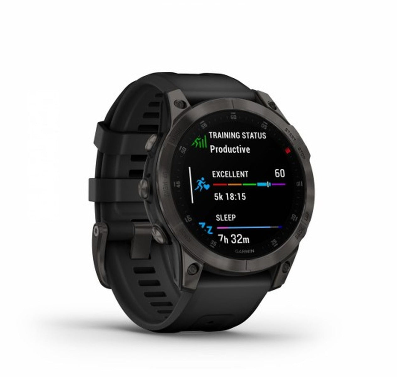 Garmin Epix Gen 2 Watch - Carbon Grey DLC Titanium with Silicon Band