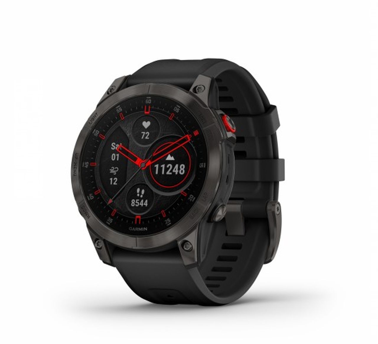 Garmin Epix Gen 2 Watch - Carbon Grey DLC Titanium with Silicon Band