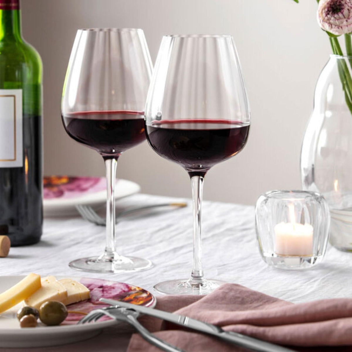 Villeroy & Boch - Rose Garden Red wine goblet Set 4pcs