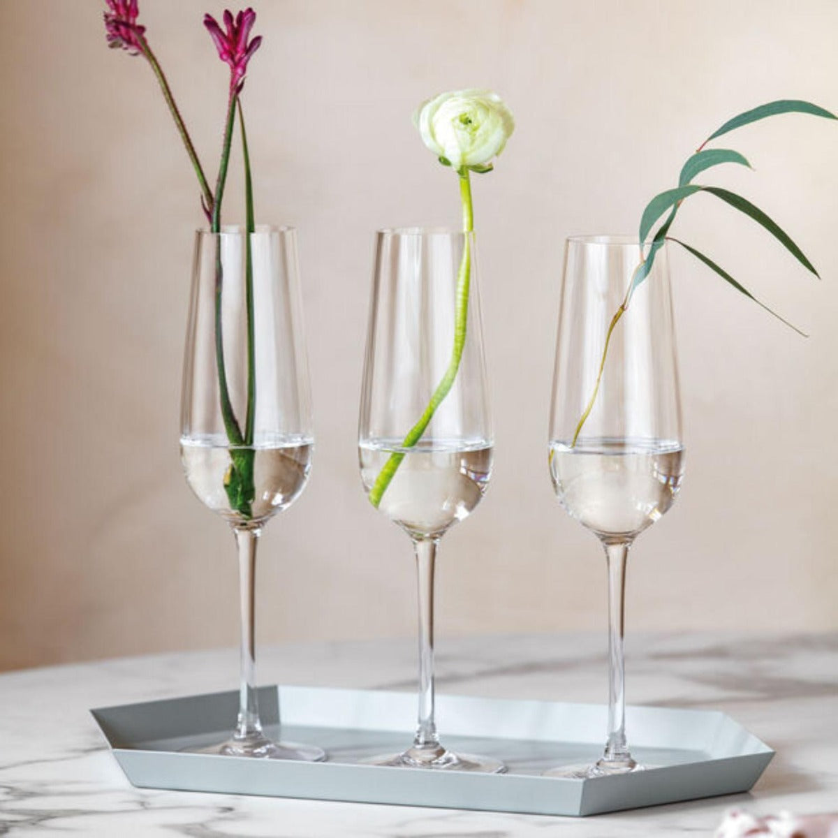 Villeroy & Boch - Rose Garden Champagne flute Set 4pcs