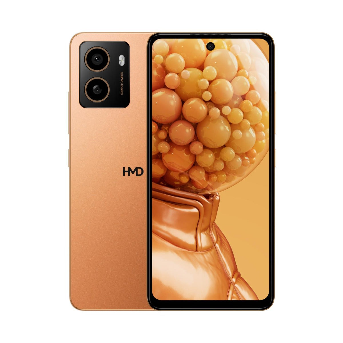 HMD - Pulse Plus 4 128GB Smartphone - Orange