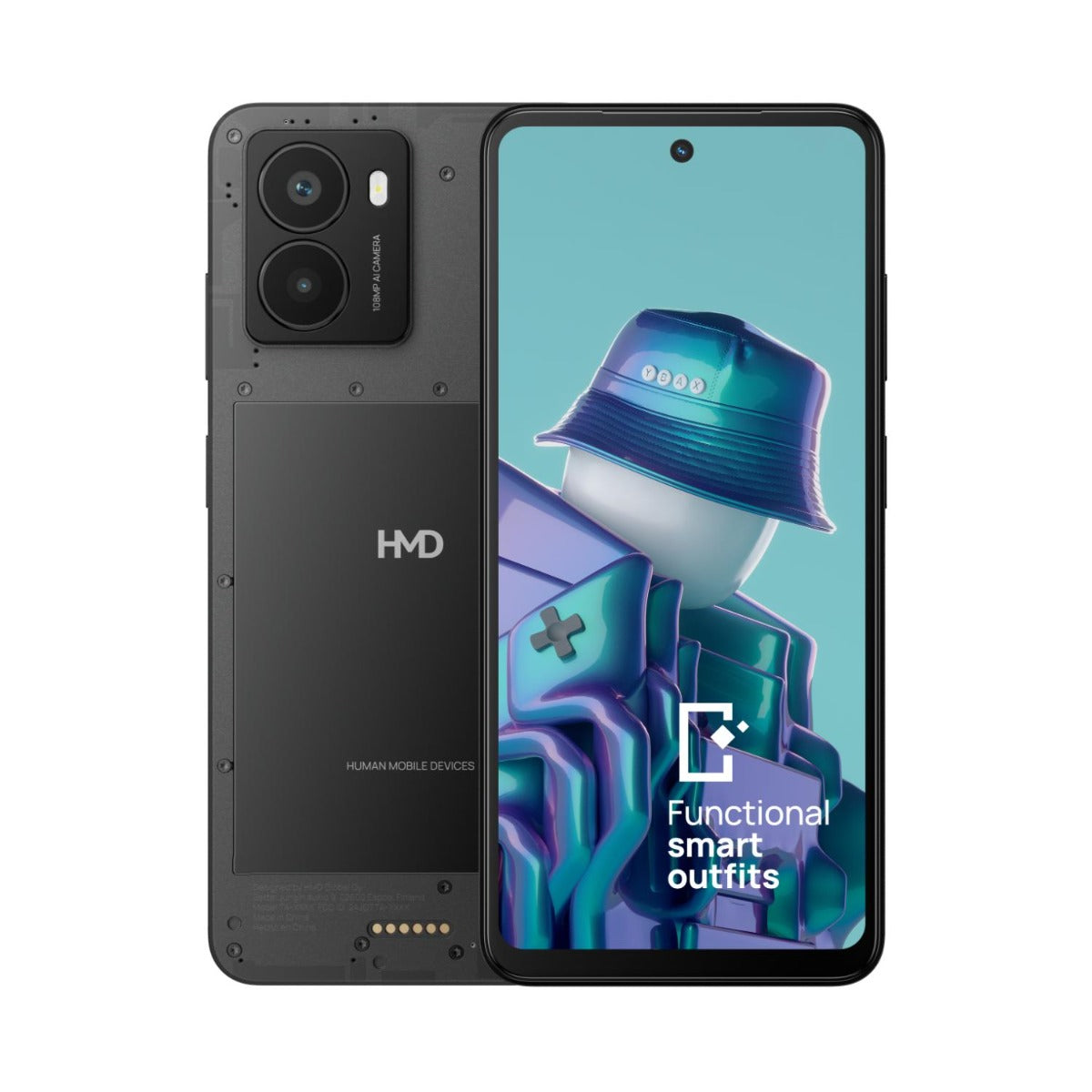 HMD - Fusion 8/256GB Smartphone Sustained Grey