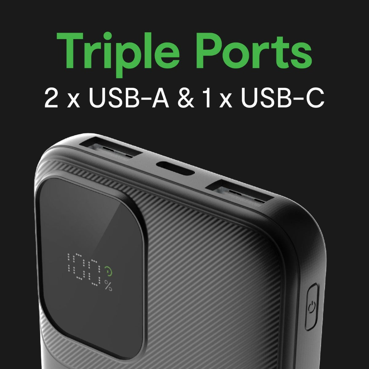 Laser - ChargeCore LFP Powerbank 10000mAh - Black