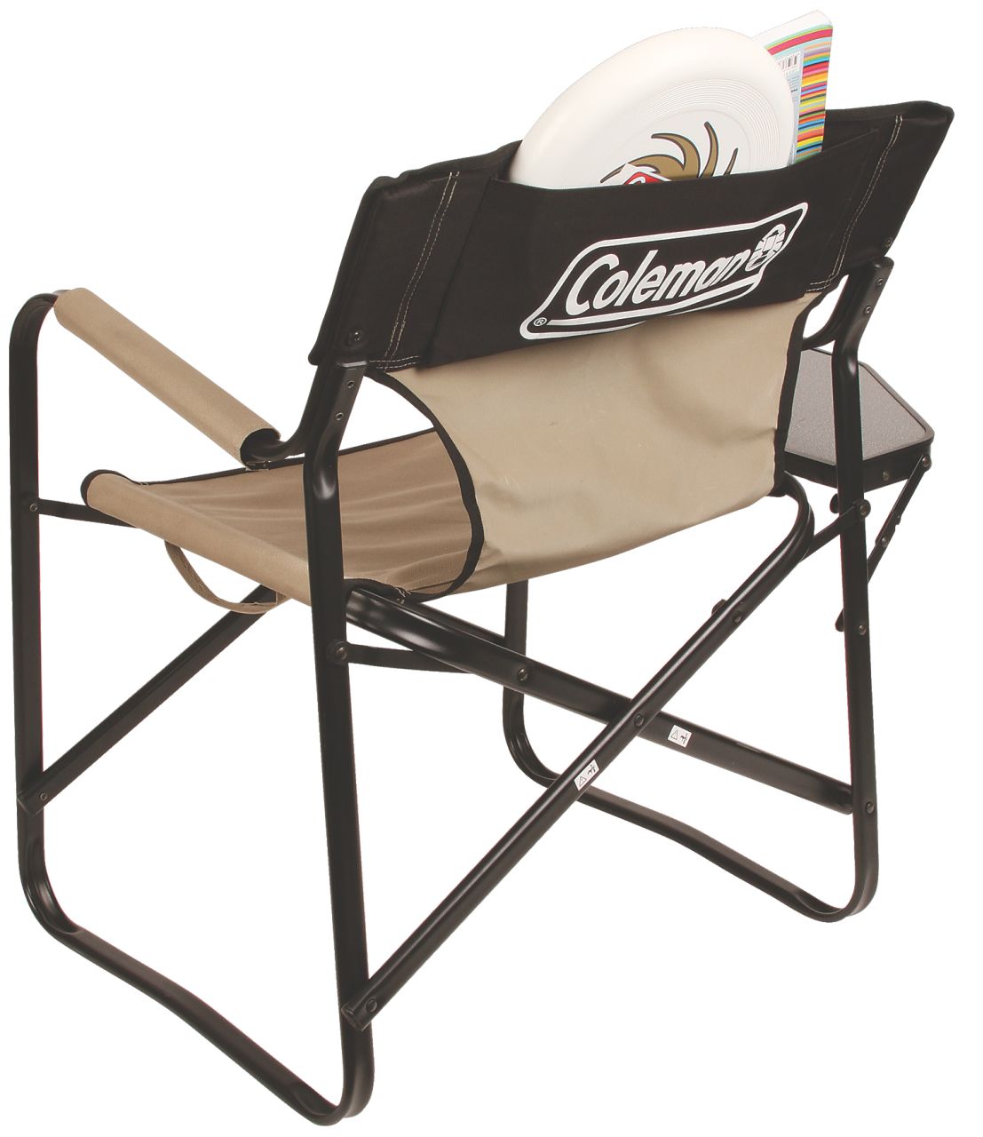 Coleman - Flat Fold Steel Deck Chair - Tan