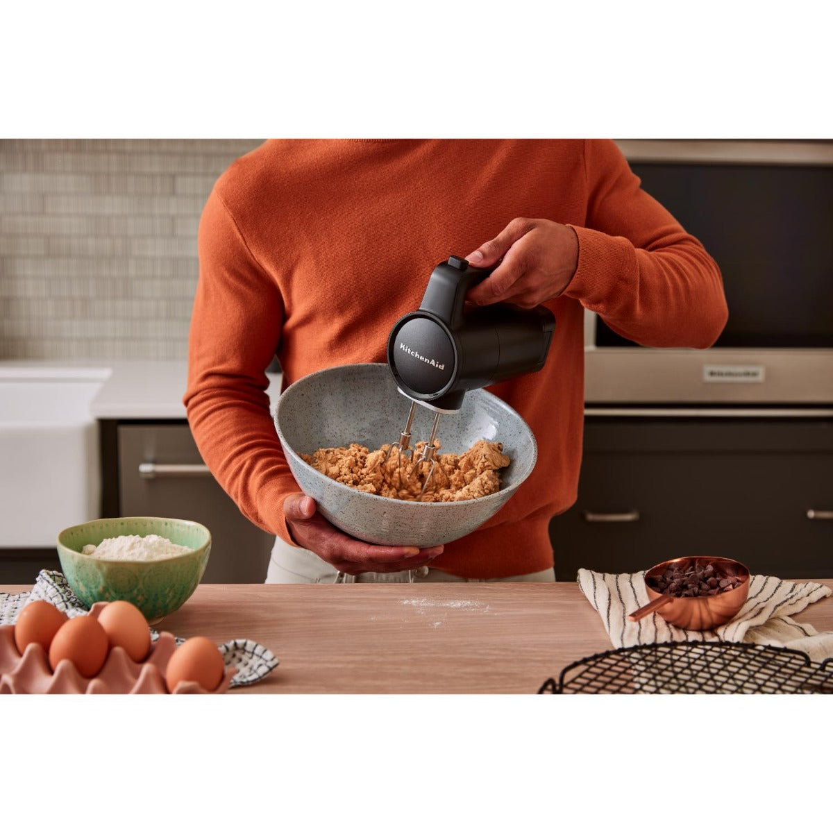 KitchenAid - Cordless Go Hand Mixer Without Battery - Matte Black