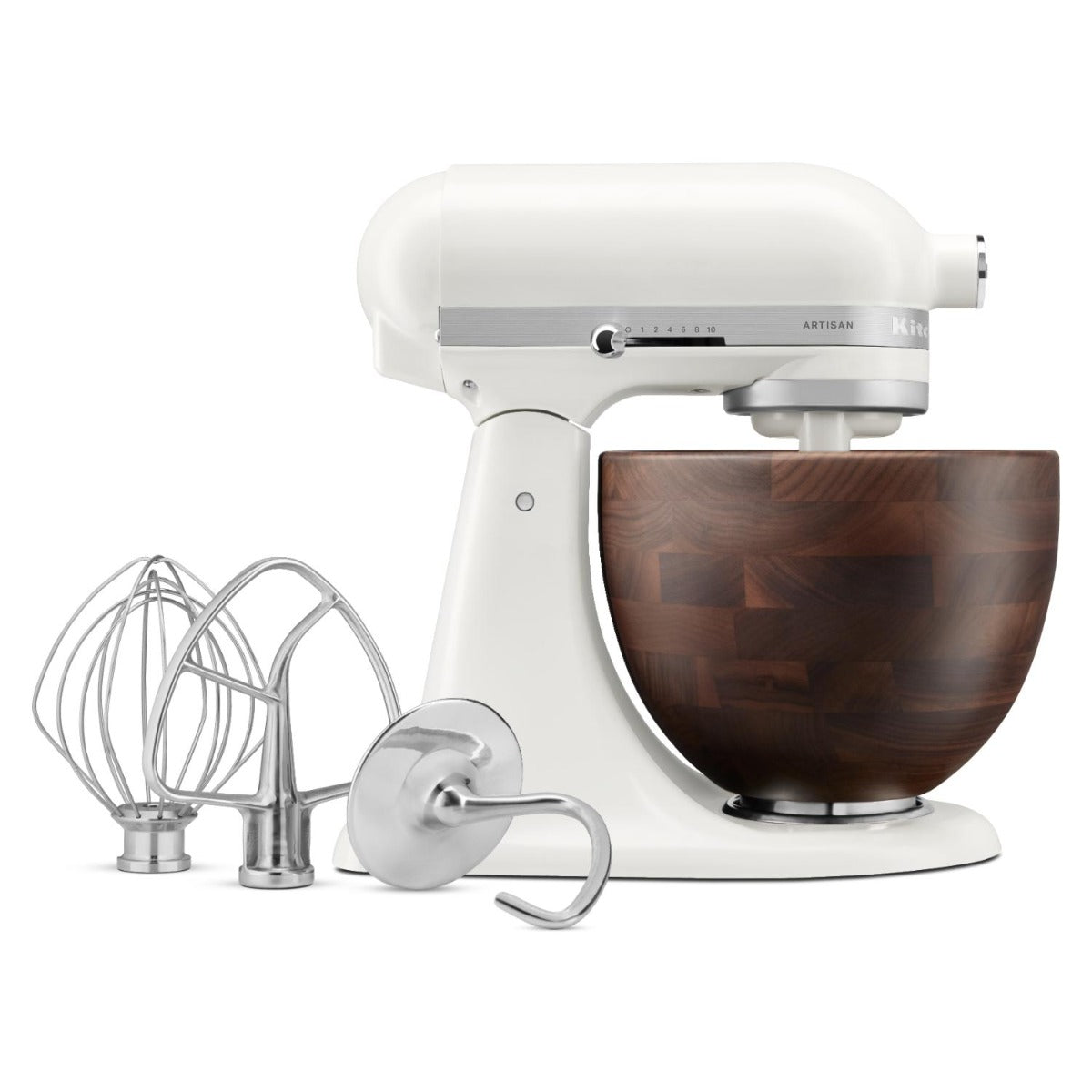 KitchenAid - KSM156 Stand Mixer with Walnut Wood Bowl