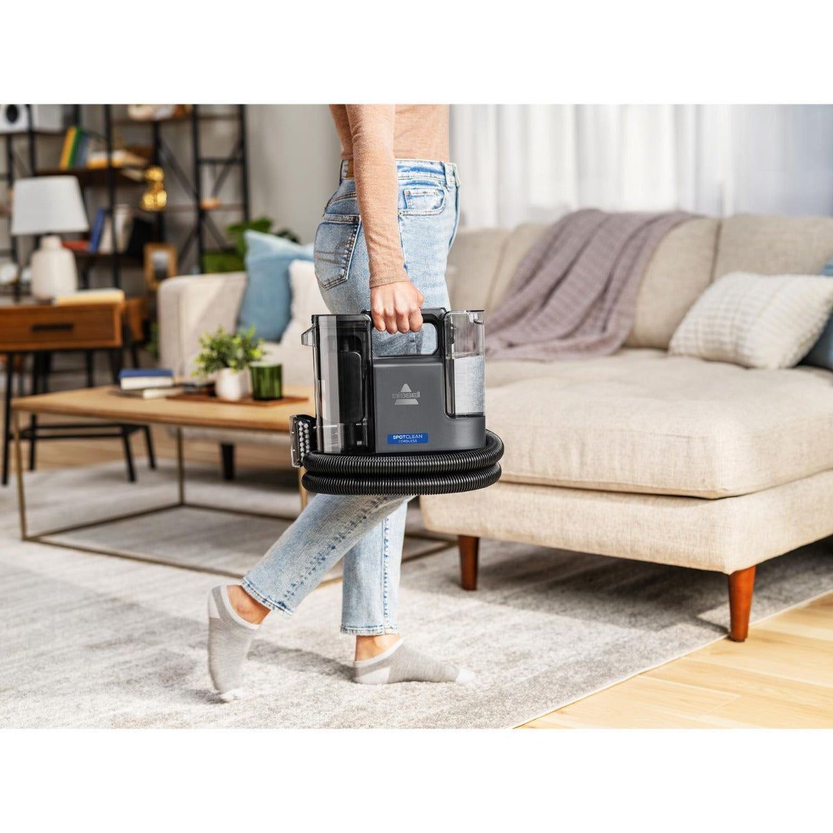 Bissell - SpotClean Cordless Portable Carpet and Upholstery Cleaner