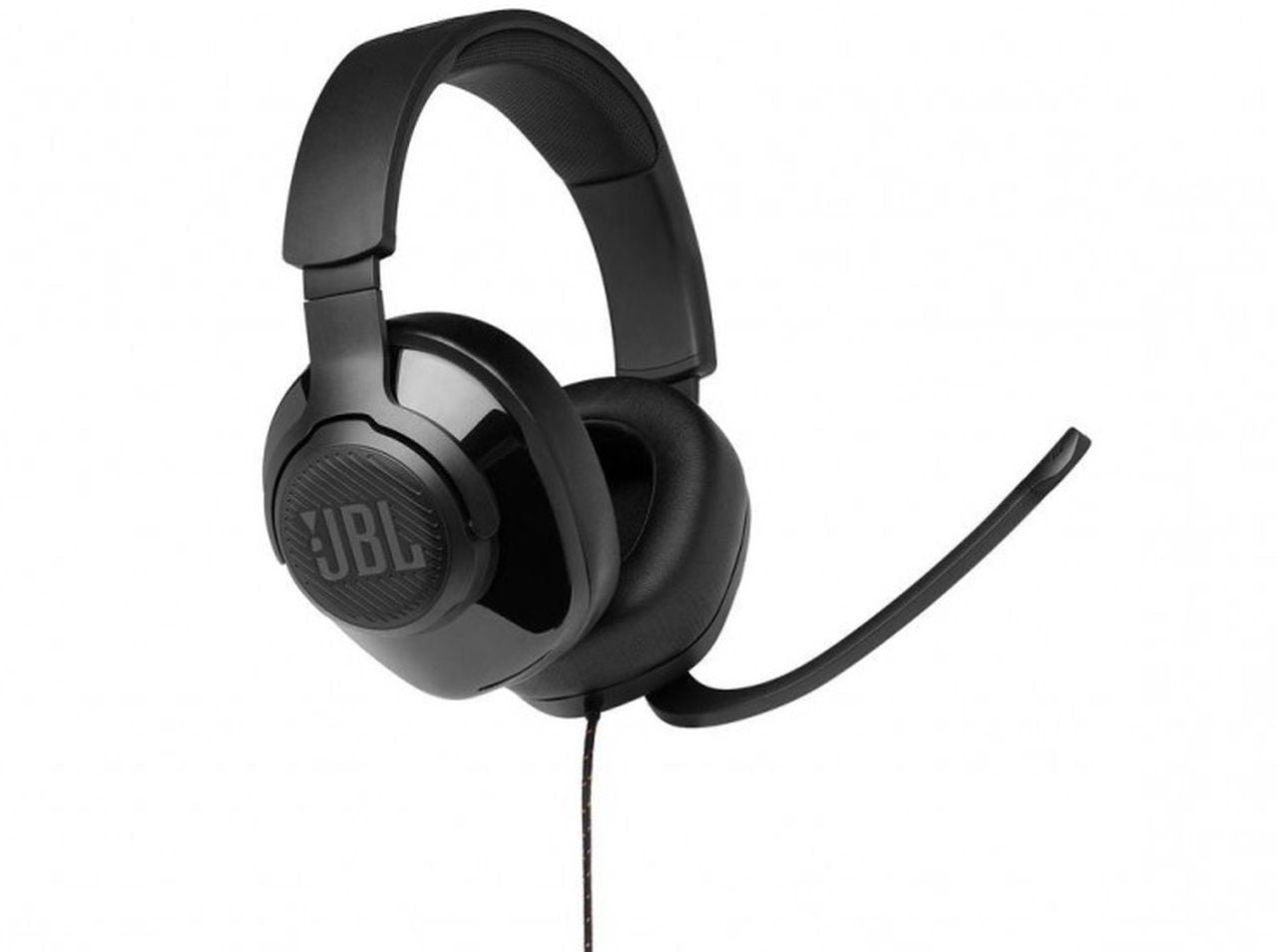 JBL Quantum 200Wired Over ear Gaming Headset with Flipup Mic - Black