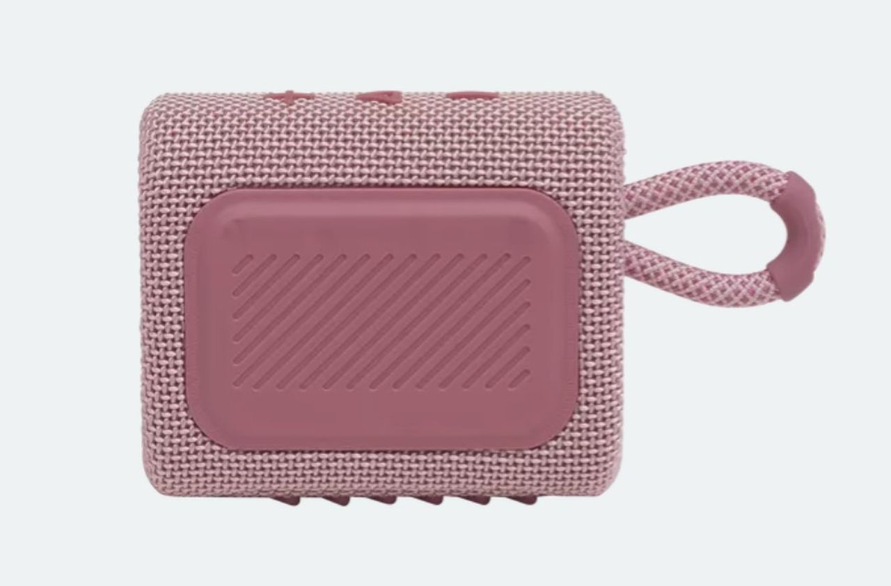 JBL GO 3 Portable Waterproof Speaker - Pink