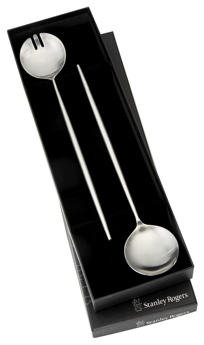 Stanley Rogers - Piper Satin Premium 18/10 forged heavyweight Salad Server Set - S/S