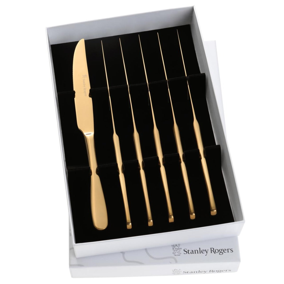 Stanley Rogers - Albany Gold 6 Pce Steak Knife Set