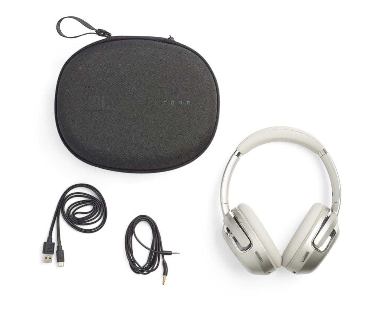 JBL Tour One M2 Wireless Over Ear Noise Cancelling Headphones - Champagne
