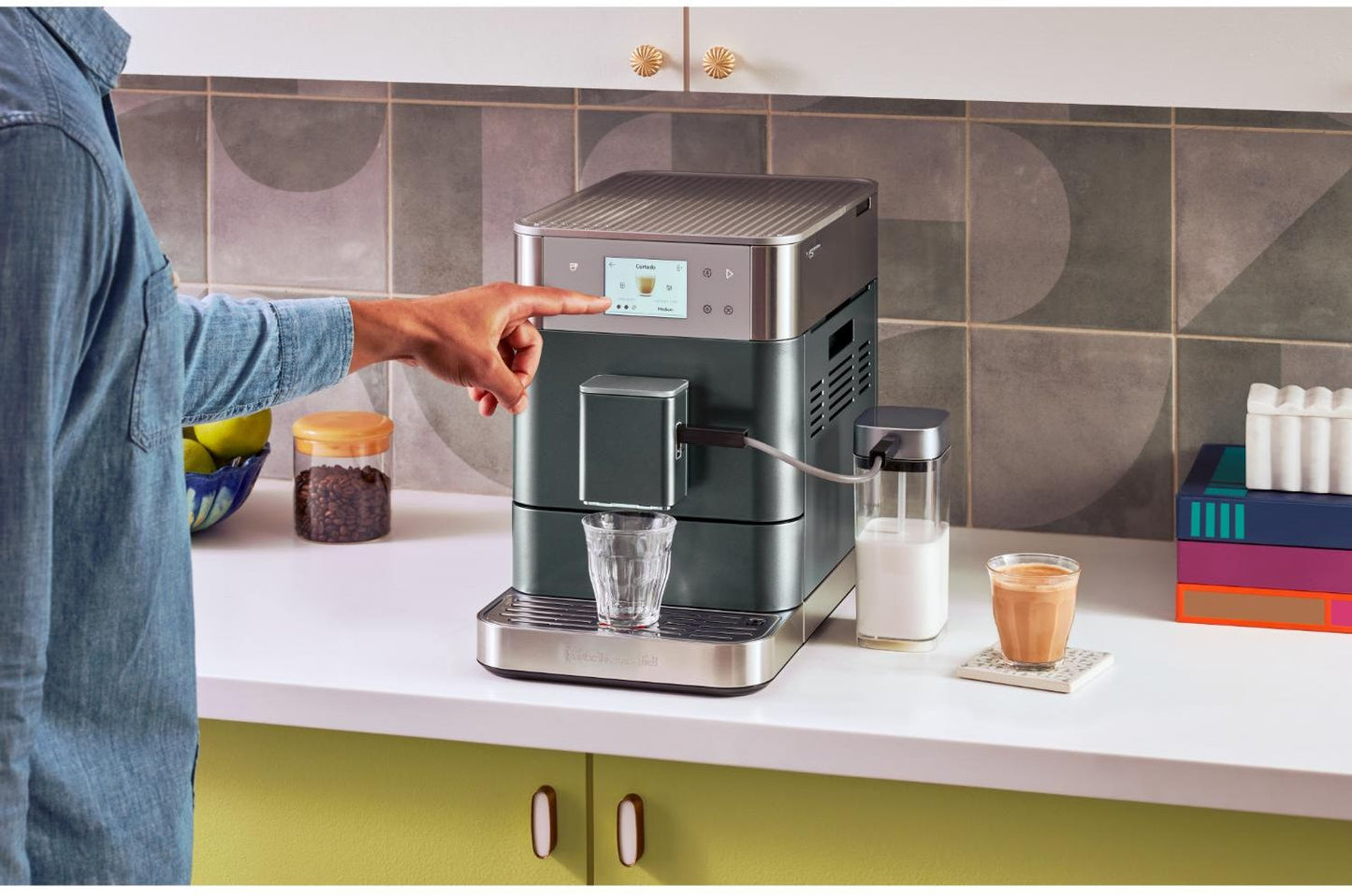KitchenAid - KF7 Fully Automatic Espresso Machine - Juniper