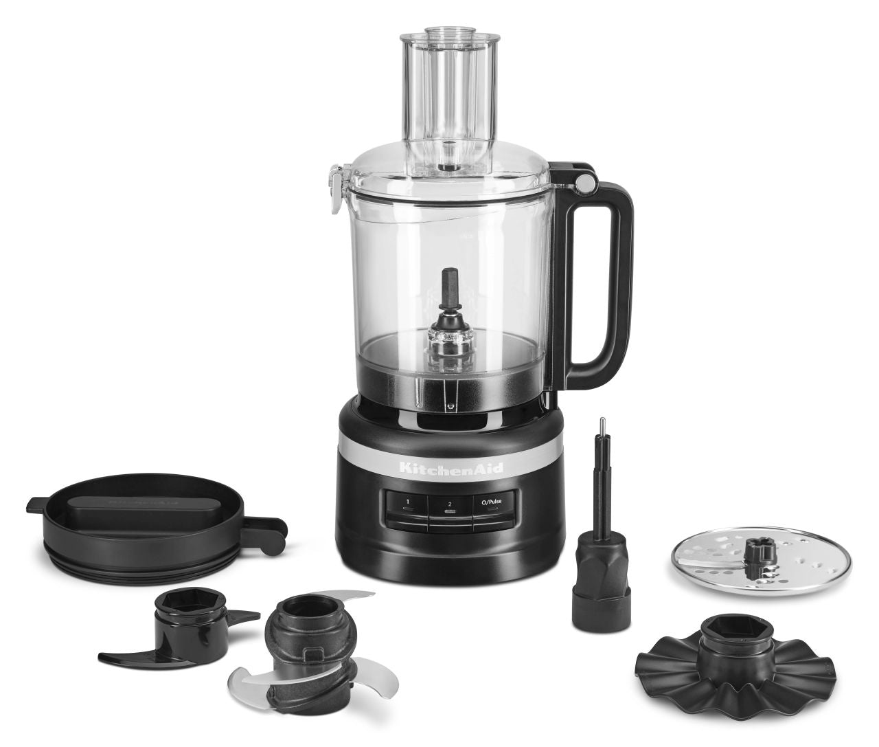 KitchenAid - 9 Cup/2.1L Food Processor - Matte Black