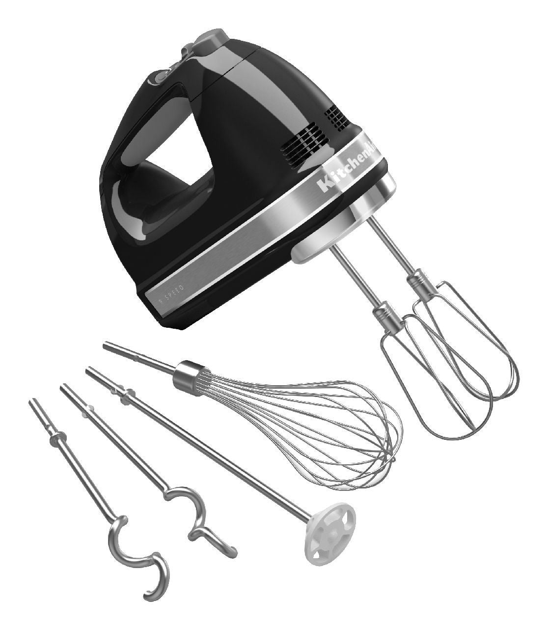 KitchenAid - Artisan Hand Mixer - Onyx Black