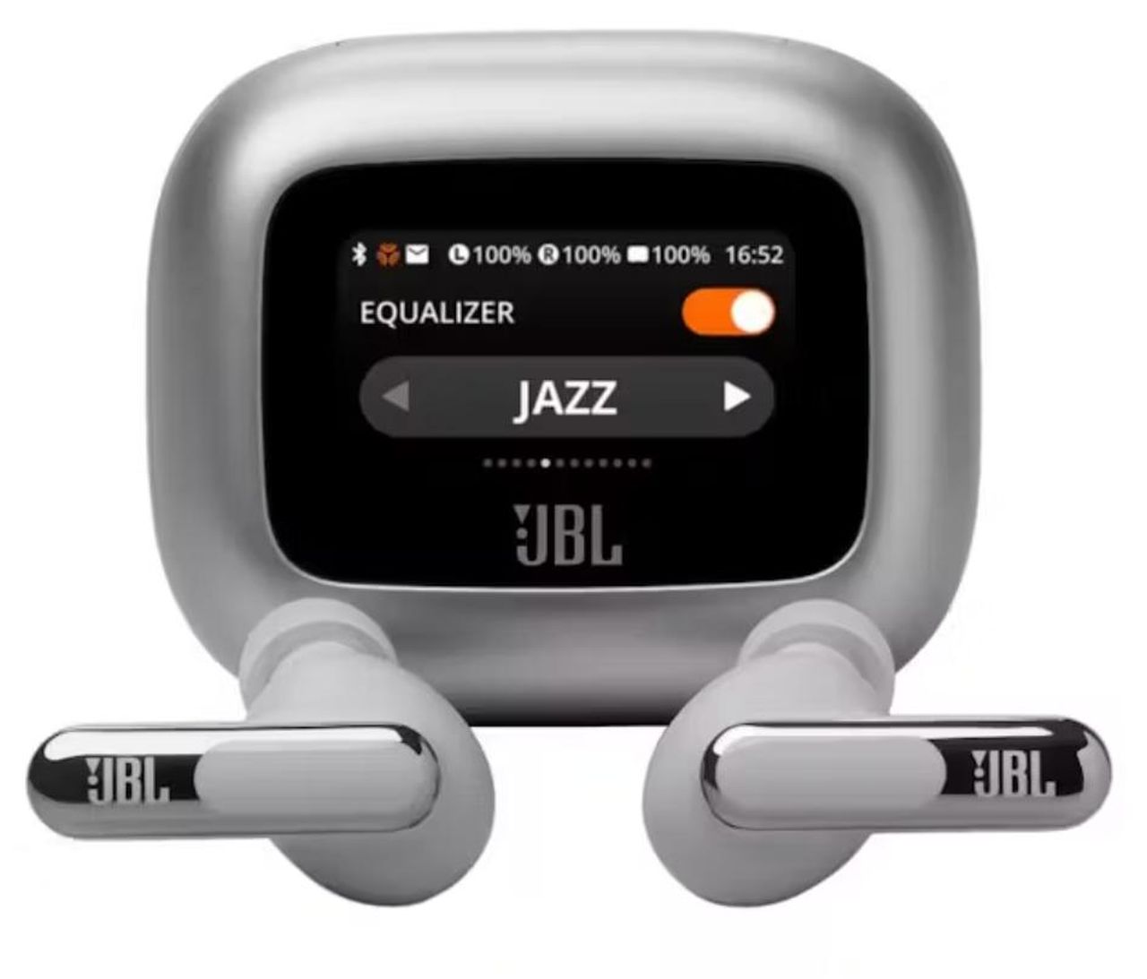 JBL - Live Beam 3 TWS ANC Headphones - Silver