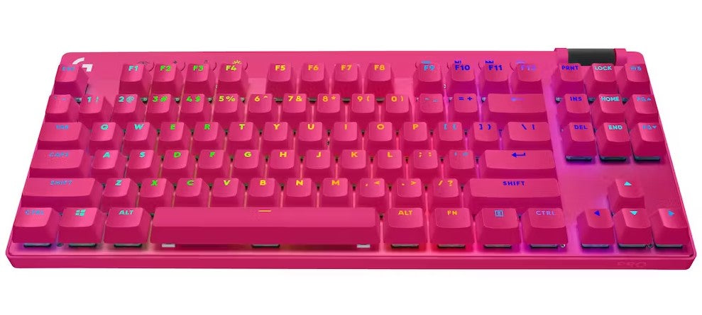 Logitech G Pro X 2 TKL LIGHTSPEED Gaming Keyboard - Magenta