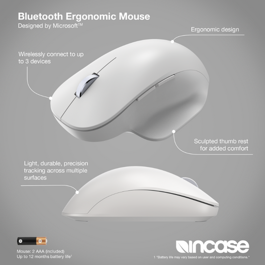 Incase BT Ergonomic Mouse GLAC - Wholesales Supply