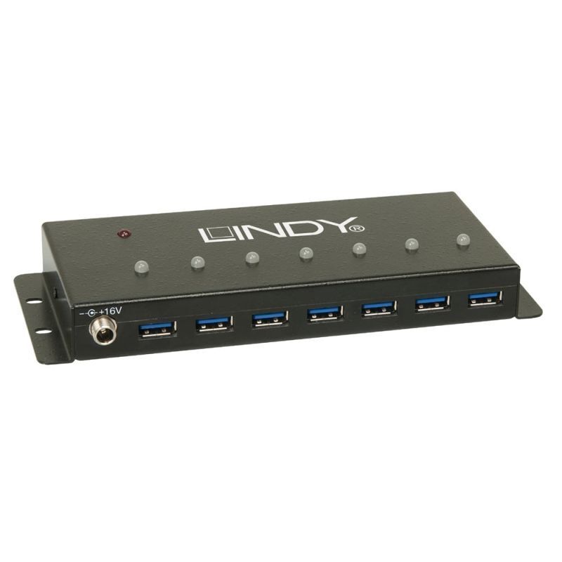 Lindy USB3 Industrial 7P Hub - Wholesales Supply
