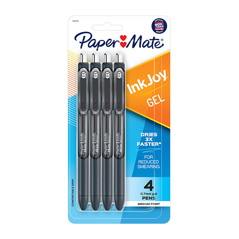 PM InkJoy Gel .07 Blk Pk4 Bx6 - Wholesales Supply