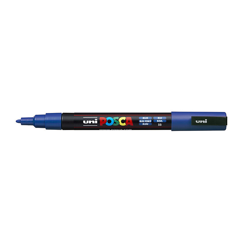 Posca PC-3M Fine Blt Mrkr Blu - Wholesales Supply