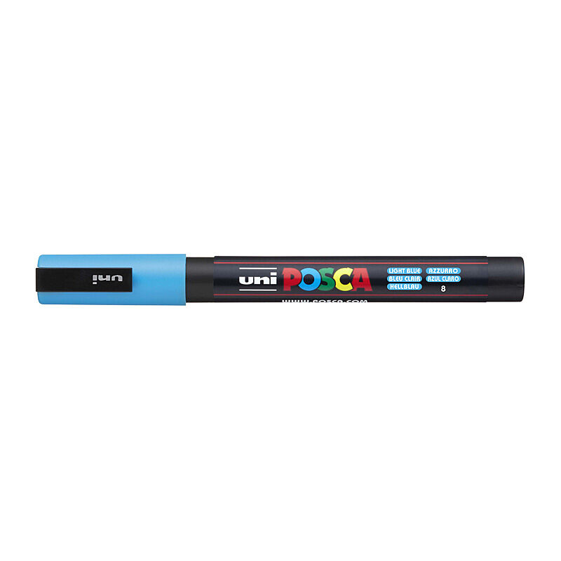 Posca PC-3M Fine Blt Mrk LtBlu - Wholesales Supply