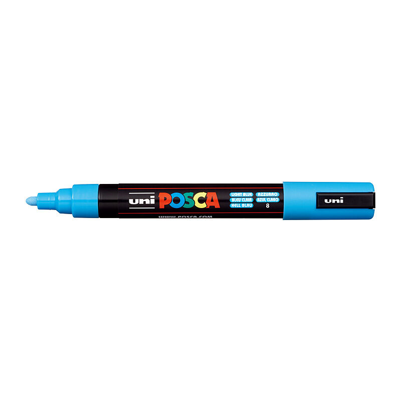 Posca PC-5M Med Blt Light Blu - Wholesales Supply