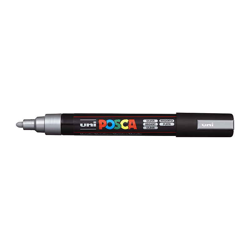 Posca PC-5M Med Blt Paint Slvr - Wholesales Supply