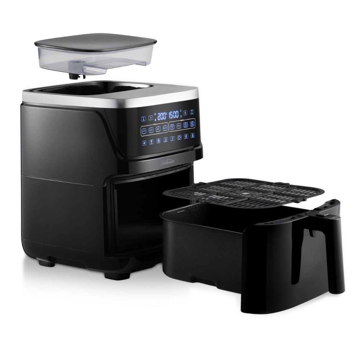 Sunbeam - 7L Steam Air Fryer - Black
