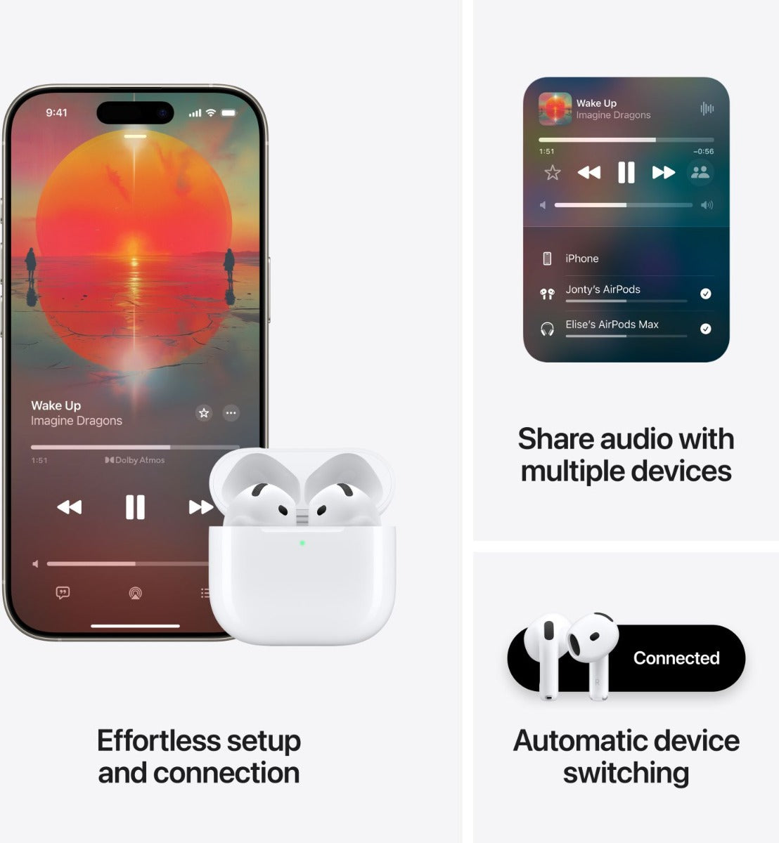 Apple - AirPods 4 with Active Noise Cancellation