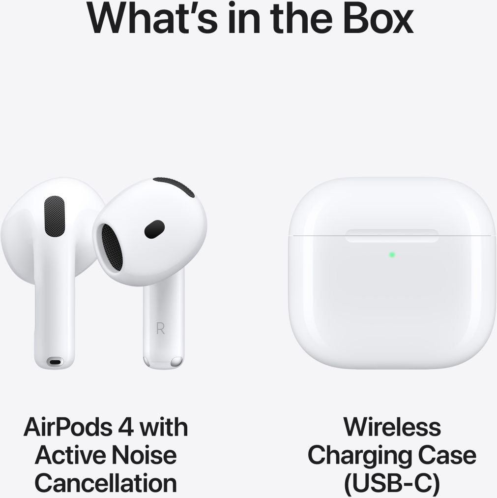 Apple - AirPods 4 with Active Noise Cancellation