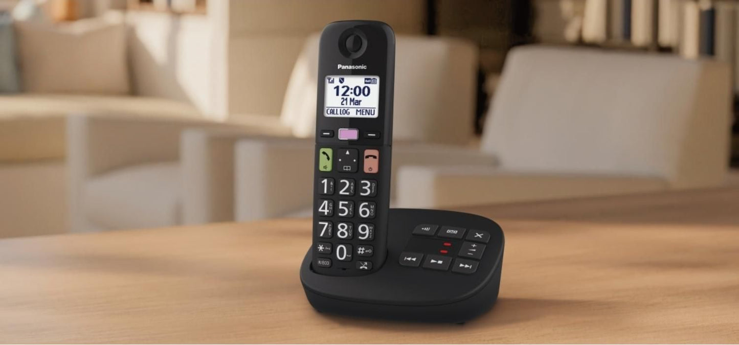 Panasonic - Digital cordless phone with answering machine