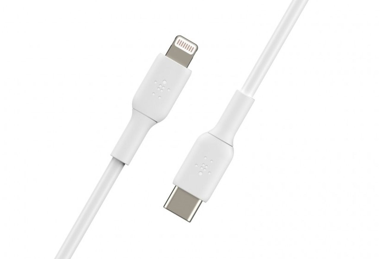 Belkin BoostCharge 1m USB-C to Lightning Cable - White
