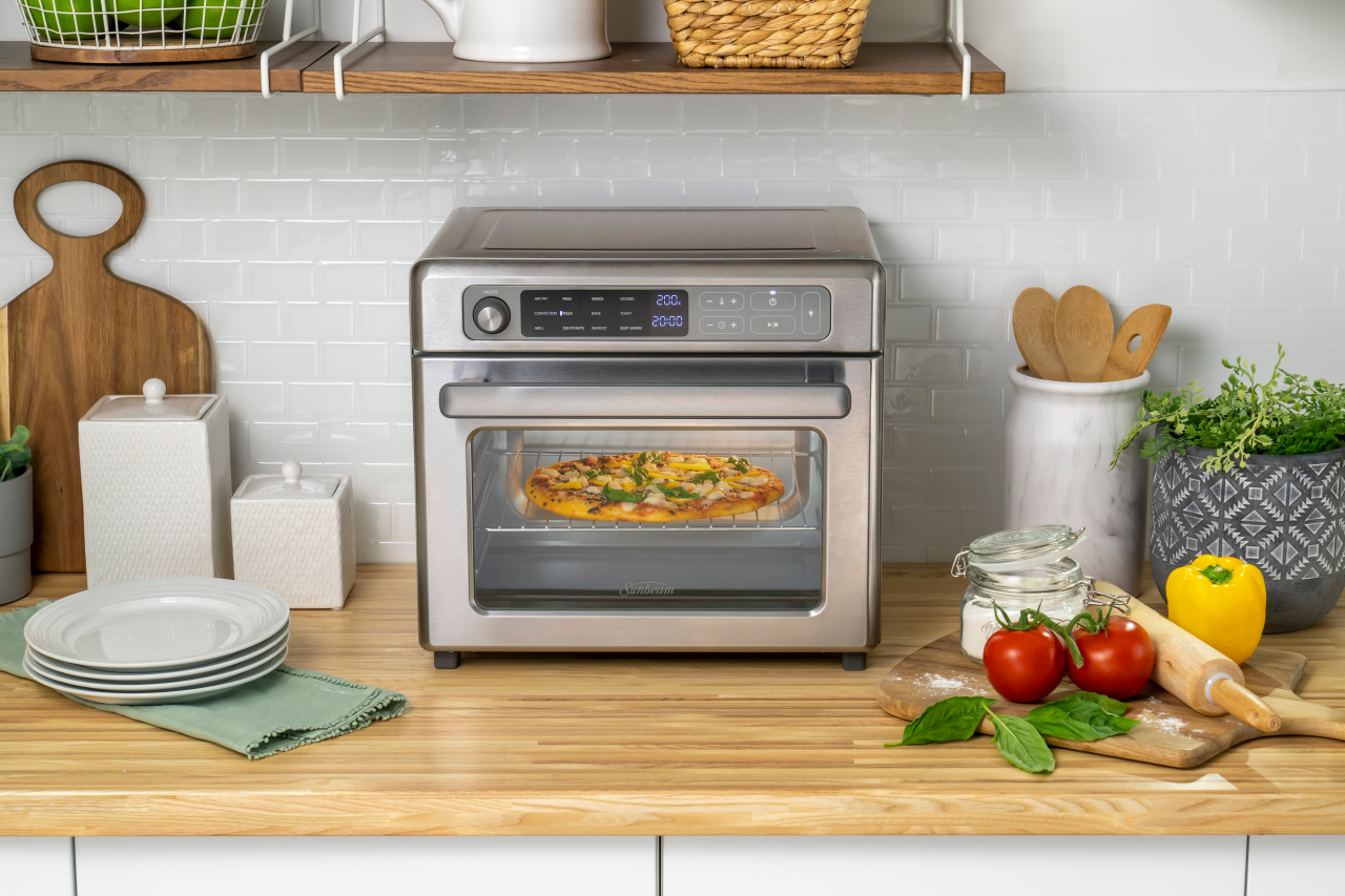 Sunbeam - 22L 12-In-1 Digital Multifunctional Air Fryer Oven