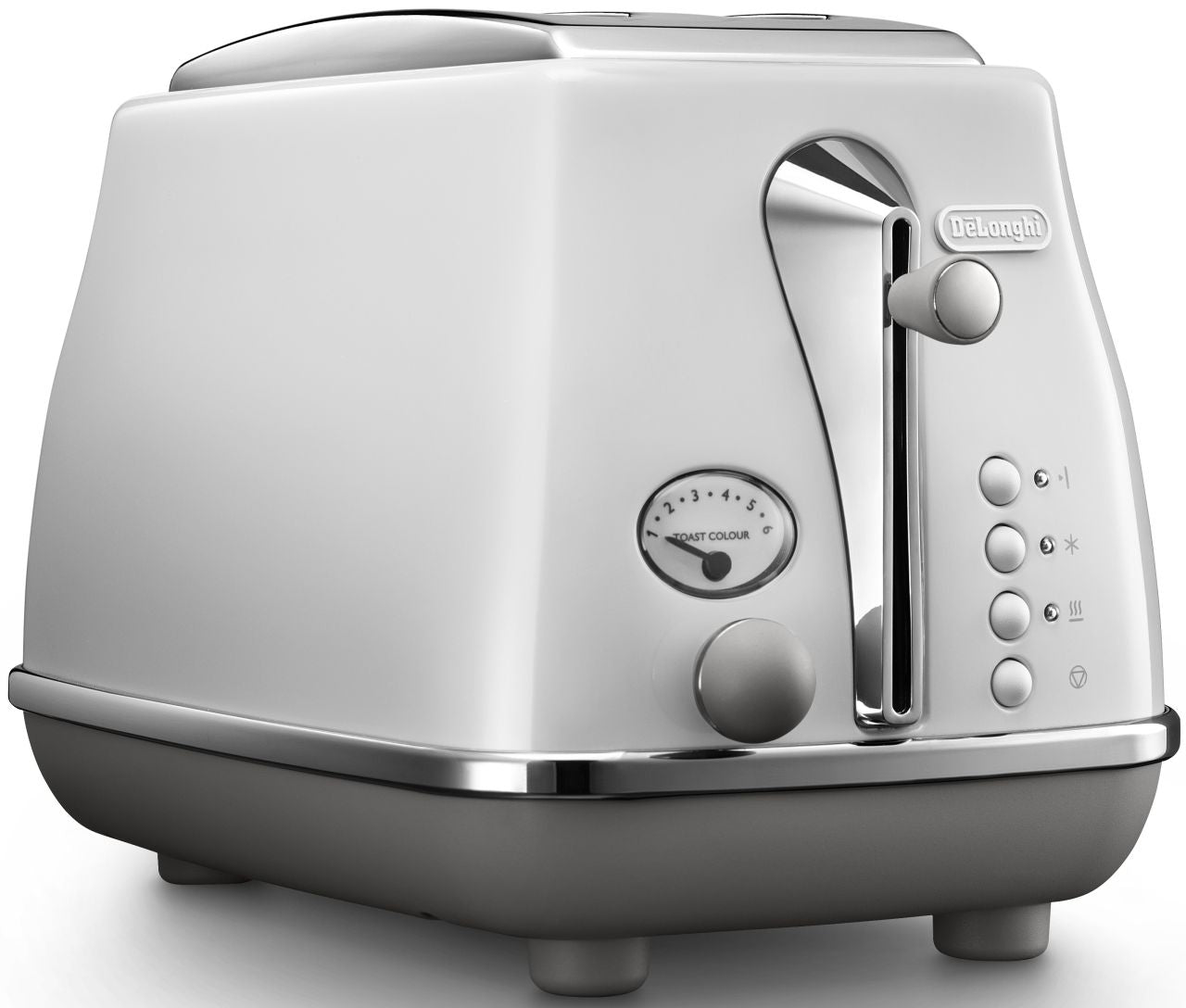 Delonghi - Icona Capitals 2 Slice Toaster - White