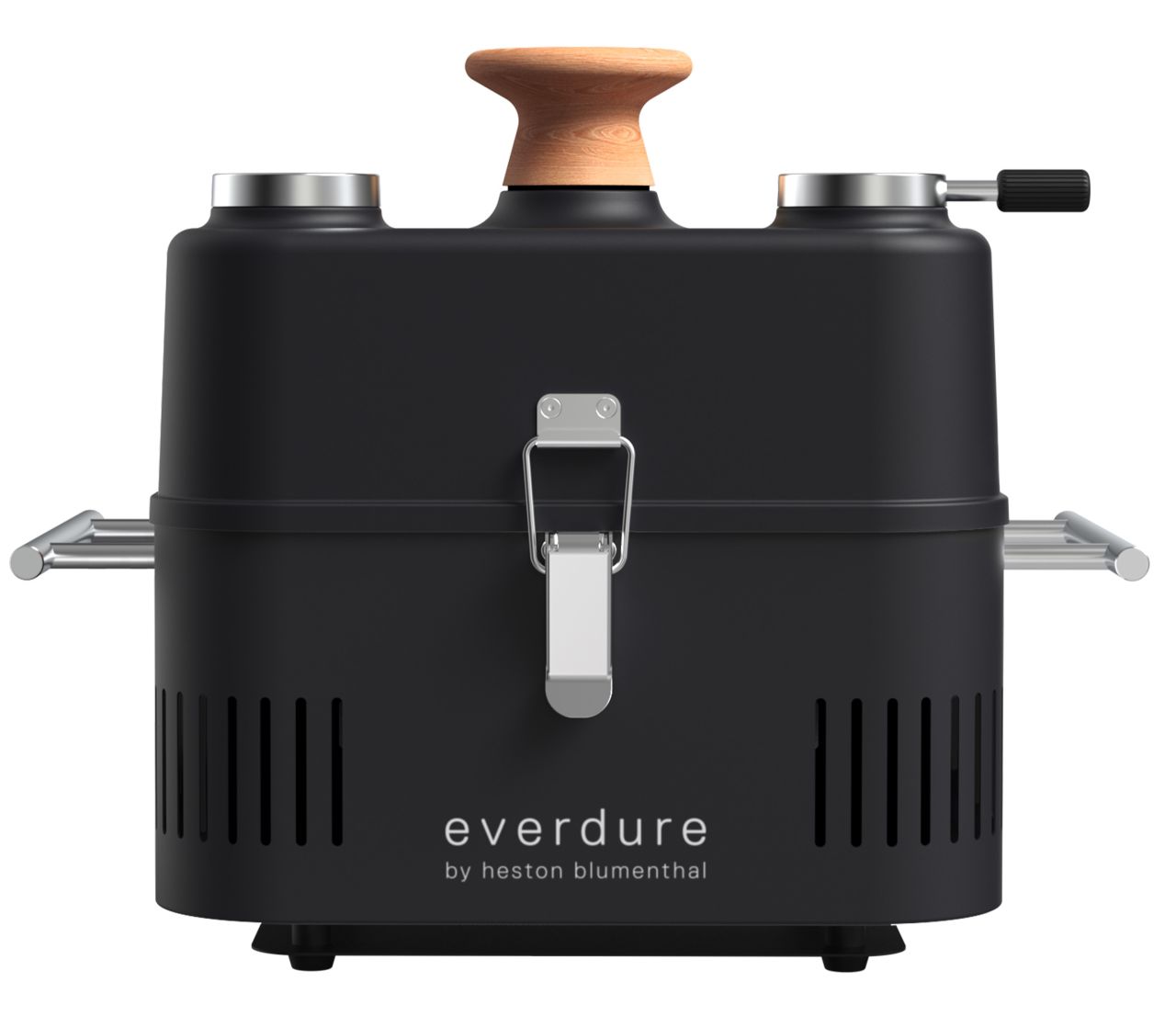 Everdure by Heston Blumenthal - CUBE 360 Portable Charcoal BBQ with Roasting Hood