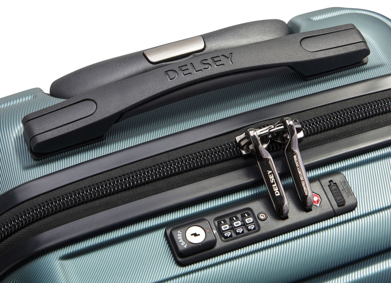 Delsey - 55cm Shadow 5.0 4Dbl Wheel Expand Trolley Case - Green