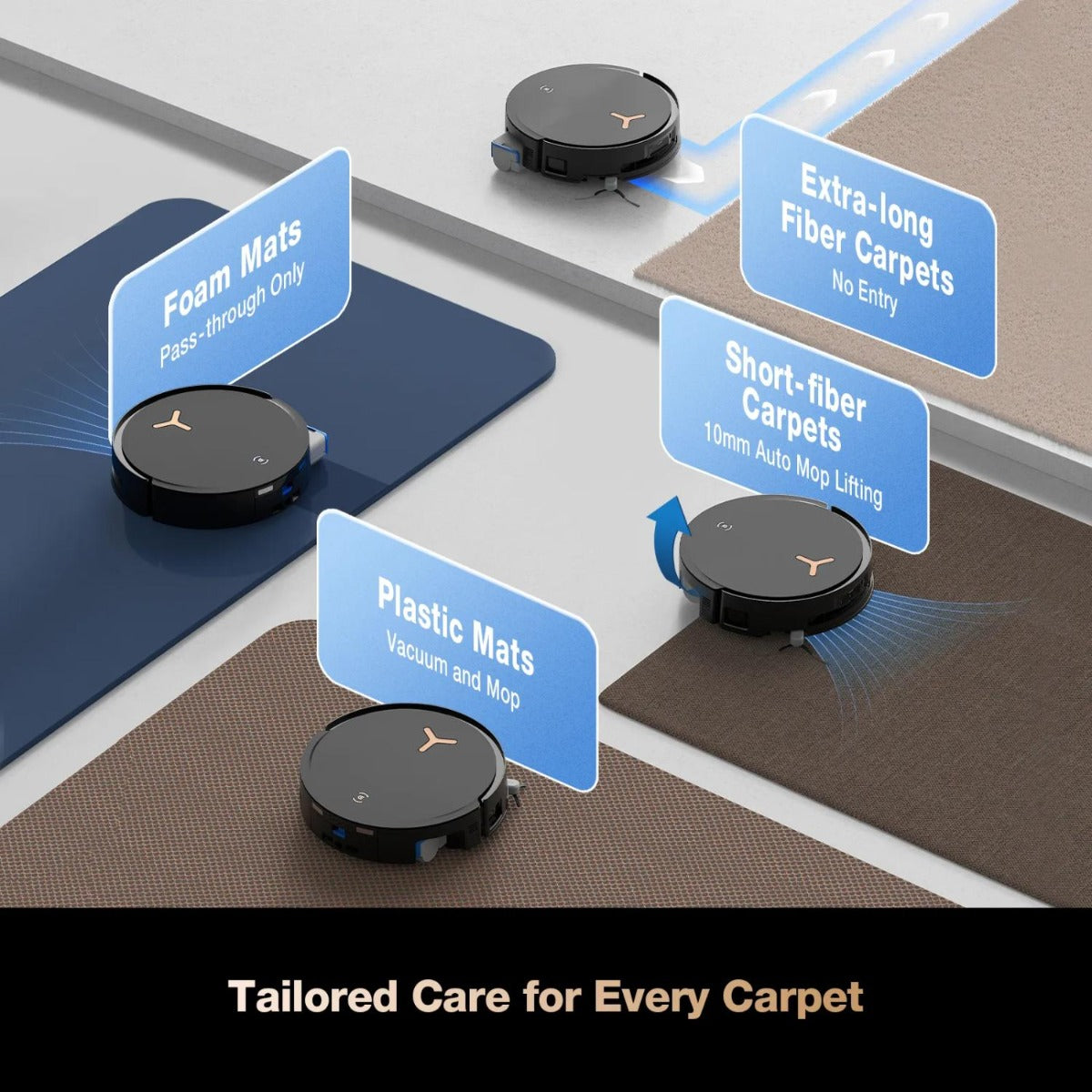 Ecovacs - Deebot X8 Pro Omni Robotic Vacuum Cleaner - Black