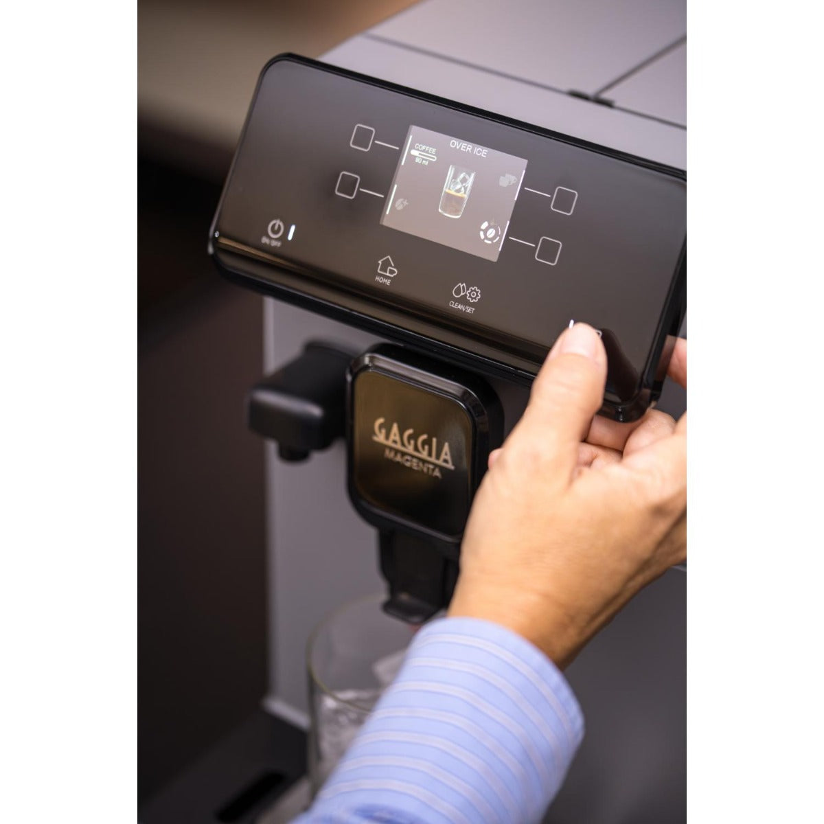Gaggia - Magenta Prestige Over Ice Automatic Coffee Machine - Grey
