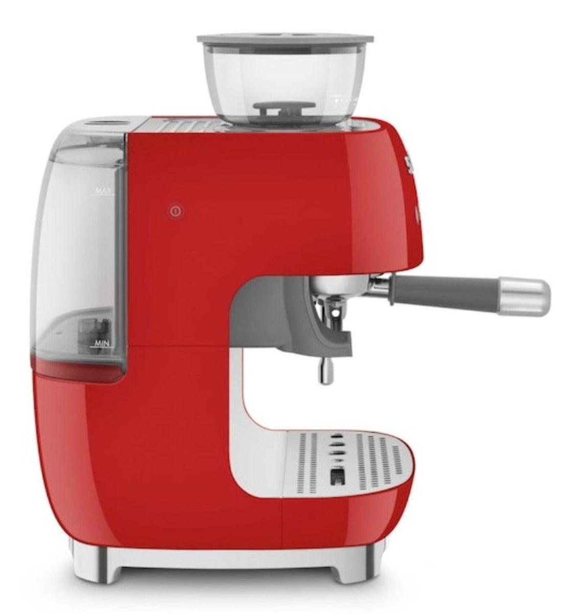 Smeg - Espresso Coffee Machine with Grinder - Red