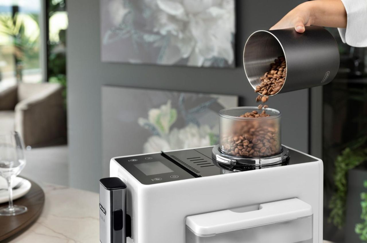 Delonghi - Rivelia Automatic Bean to Cup Coffee Machine - White