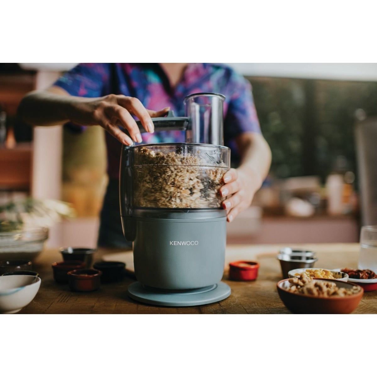 Kenwood - MultiPro Go Super Compact Food Processor - Blue