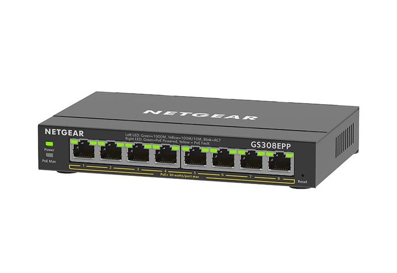 8 PORT POE+ MANAGED SWITCH