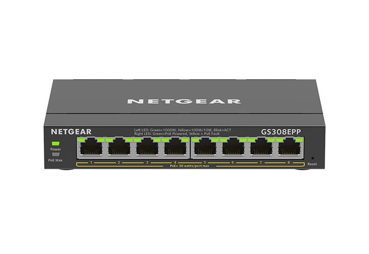 8 PORT POE+ MANAGED SWITCH