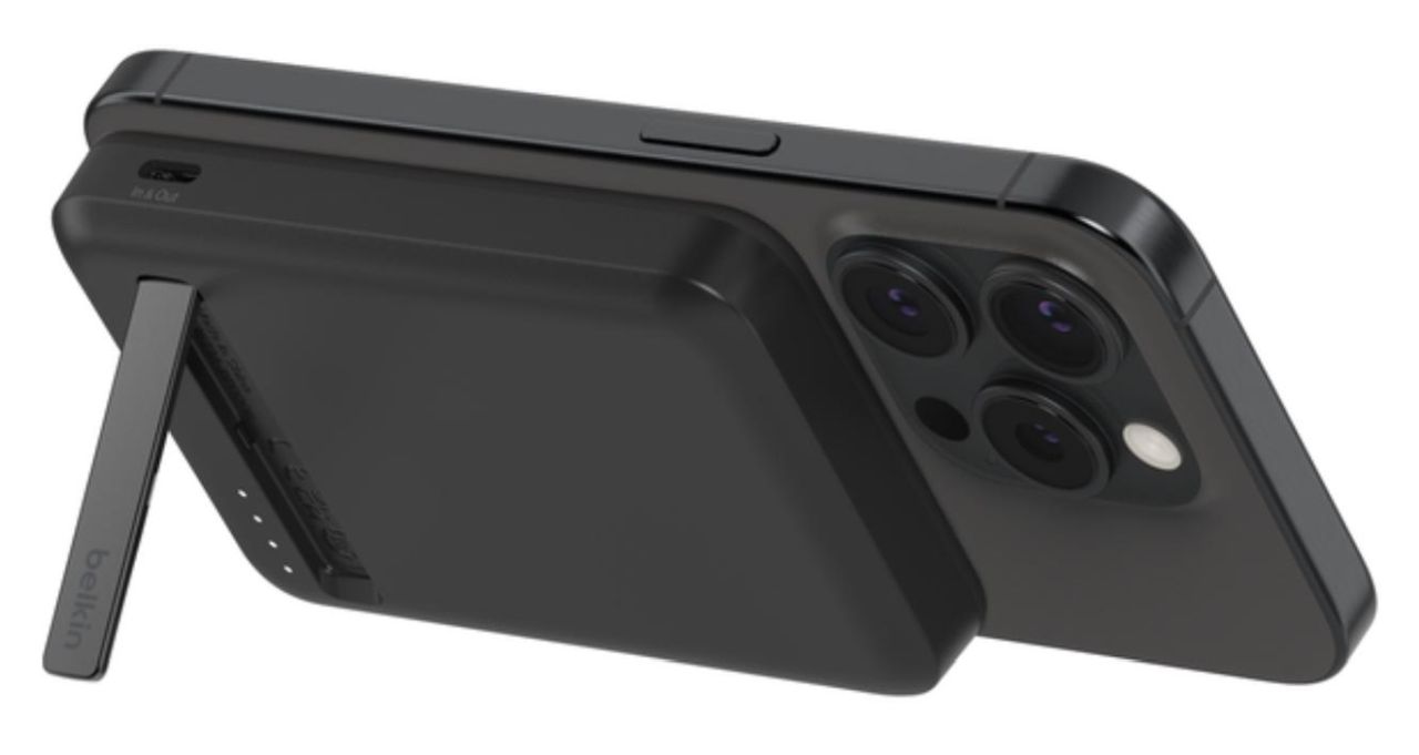 Belkin - Magnetic Power Bank Qi2 15W 5K - Black - Wholesales Supply