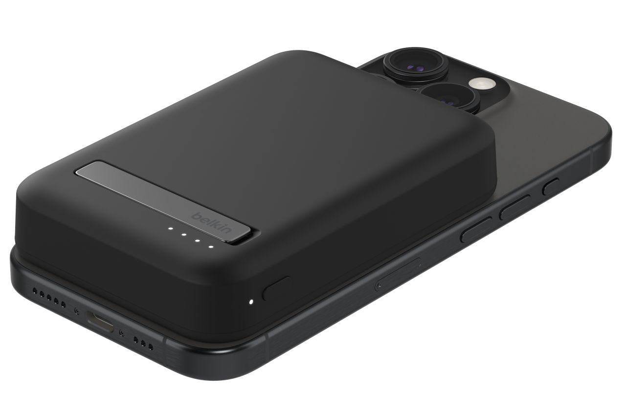 Belkin - Magnetic Power Bank Qi2 15W 8K - Black - Wholesales Supply