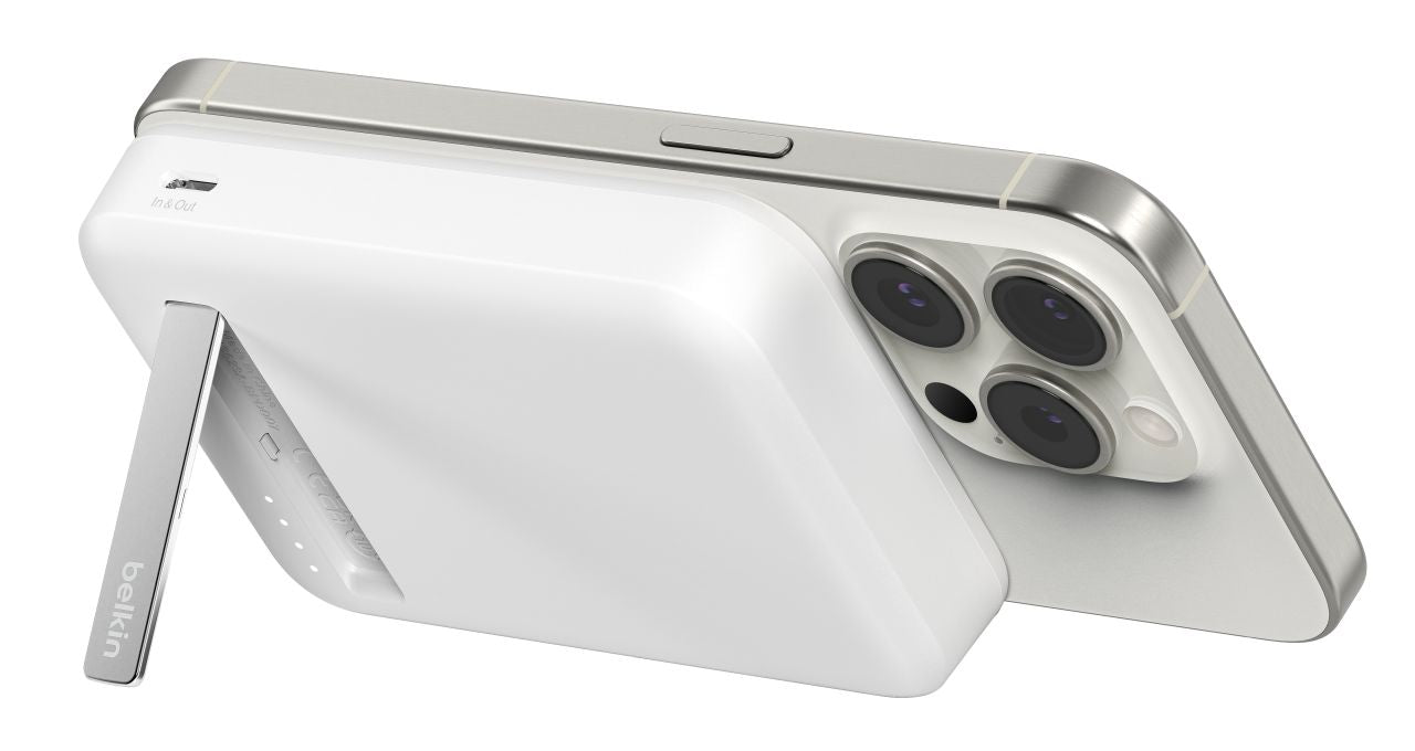 Belkin - Magnetic Power Bank Qi2 15W 8K - White - Wholesales Supply