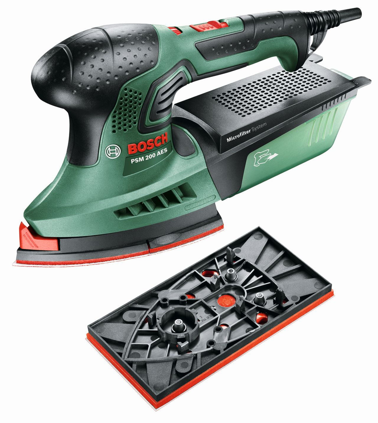 Bosch - 200W 2 in 1 PSM 200 AES Multi /Orbital Sander - Wholesales Supply